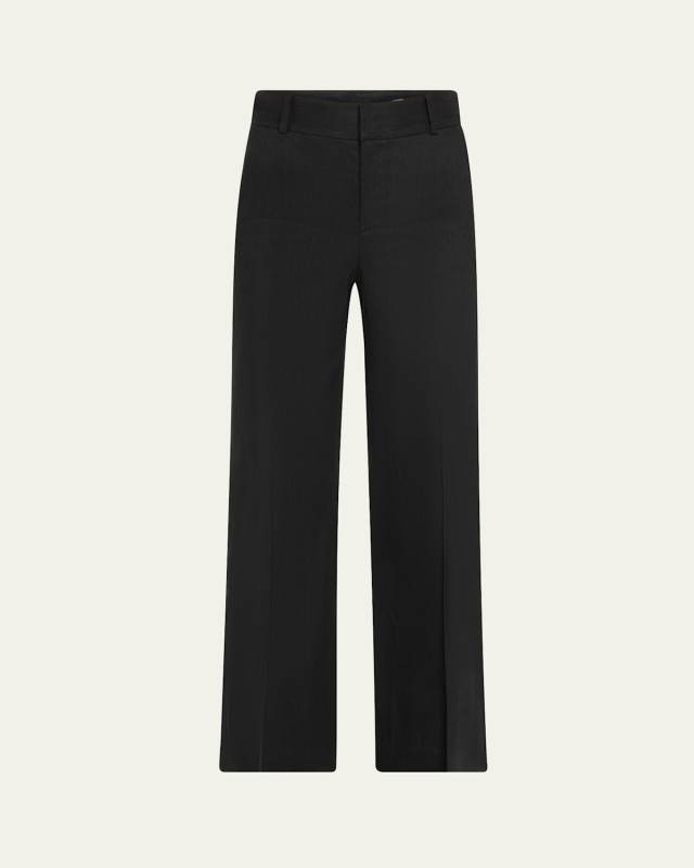 Quinn High-Rise Ankle Kick Flare Pants